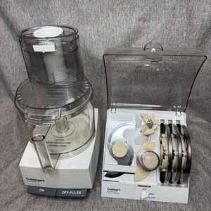 Cuisinart Pro Custom 11 Food Processor White DLC-8 with Blade Storage Case